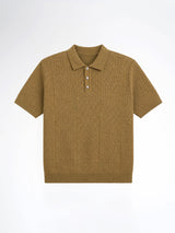 Kael Knit Polo Tee - Green