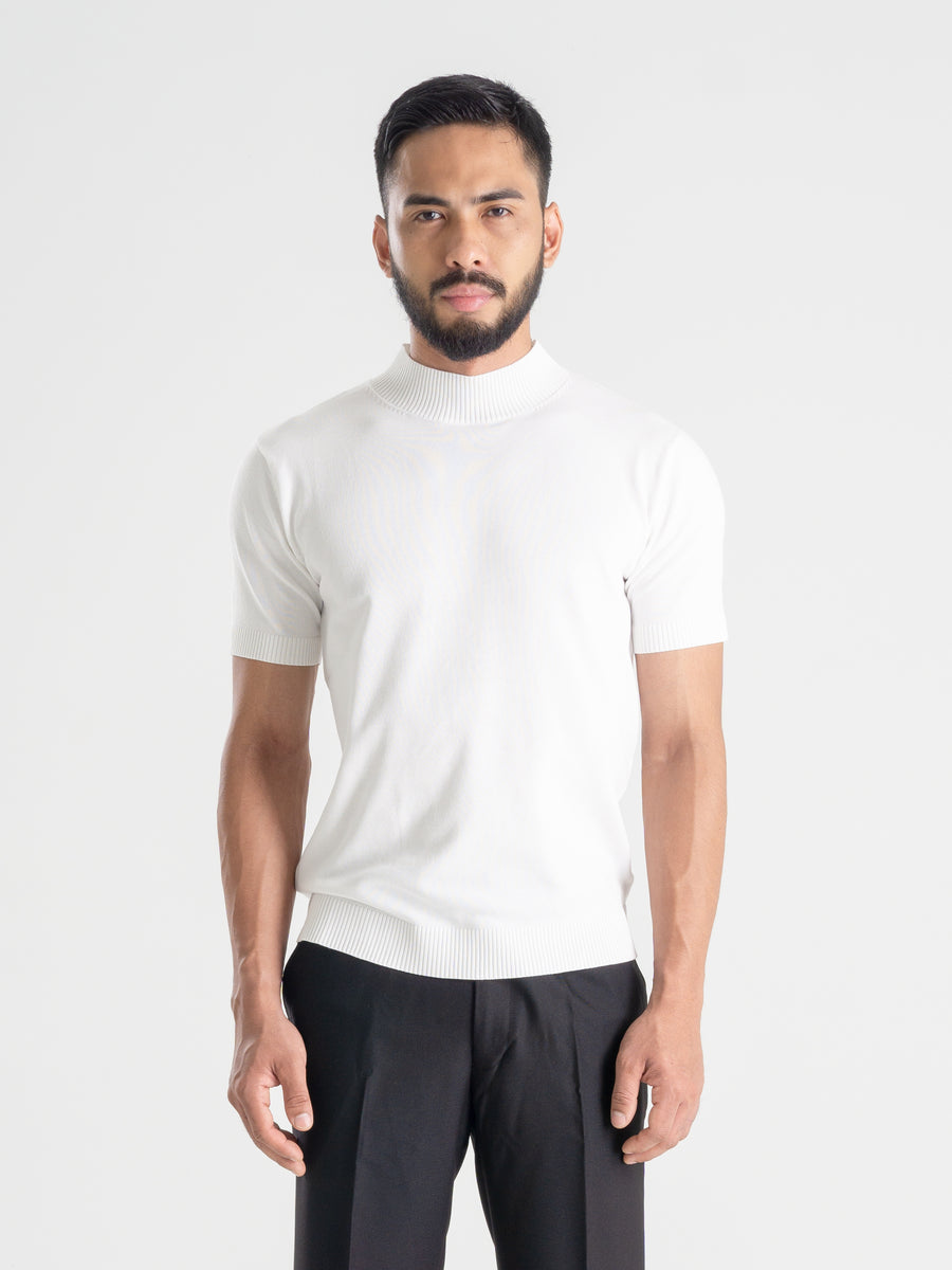 Knit-Crew-Neck-Tee-White_01 - Zeve