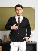 KnitCardiganBlackButton-Up5 - Zeve
