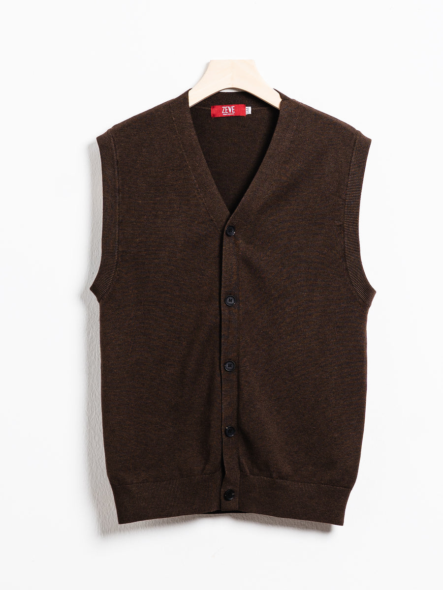 KnitVestMochaButtonUp-Hanger_77888812-e629-47ff-8275-9eb0cb1f5093 - Zeve