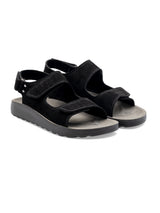 Kyle Sandal - Black Suede Leather
