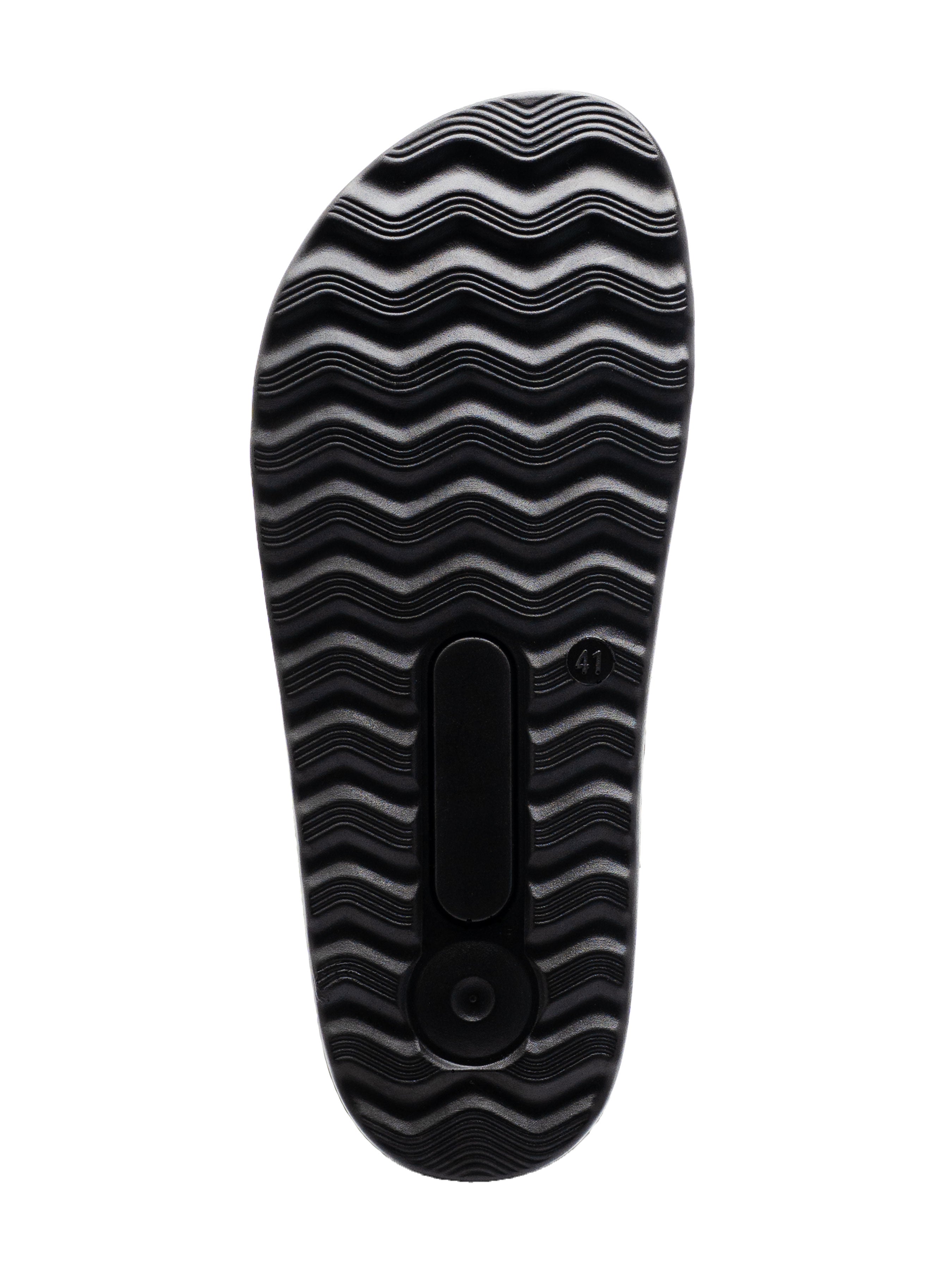 Kyle Sandal - Black Suede Leather