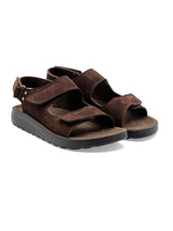 Kyle Sandal - Coffee Suede Leather