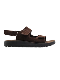 Kyle Sandal - Coffee Suede Leather