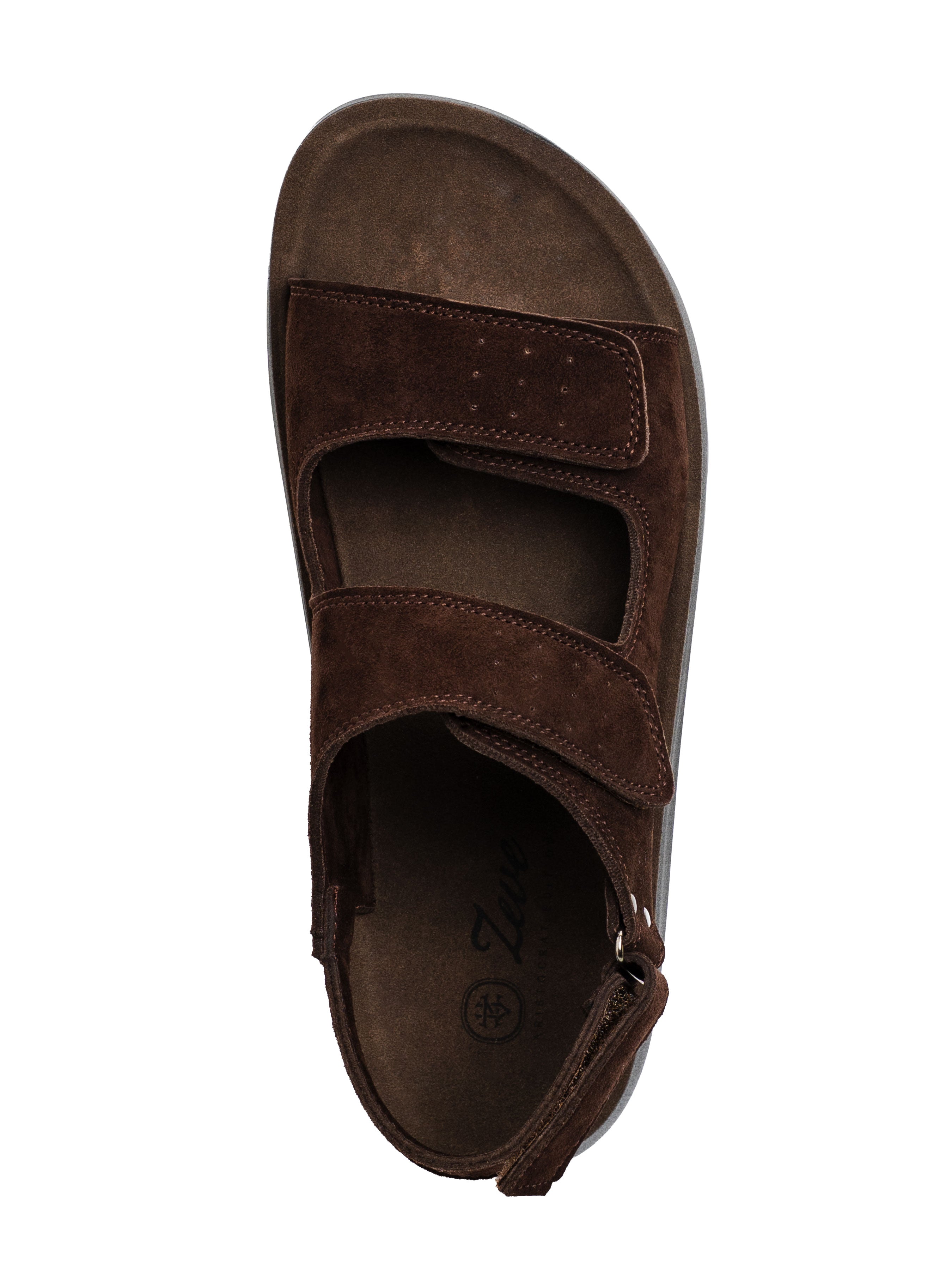 Kyle Sandal - Coffee Suede Leather