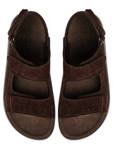 Kyle Sandal - Coffee Suede Leather