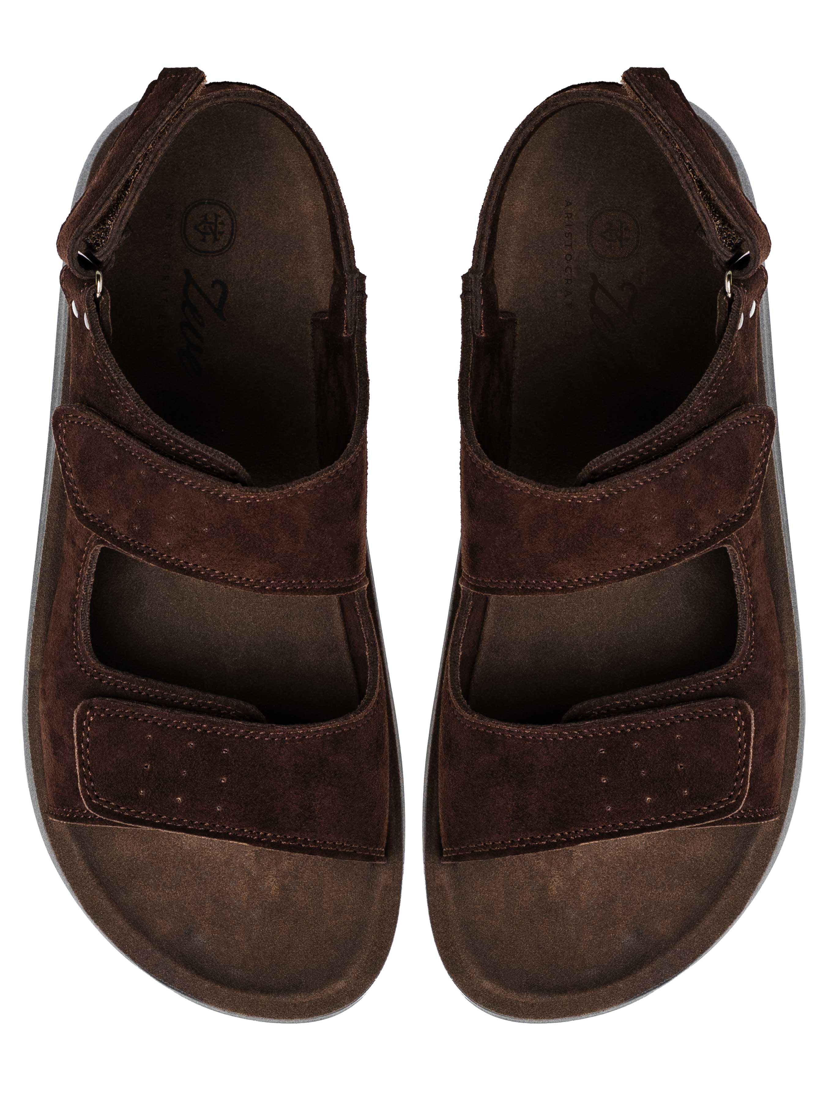 Kyle Sandal - Coffee Suede Leather