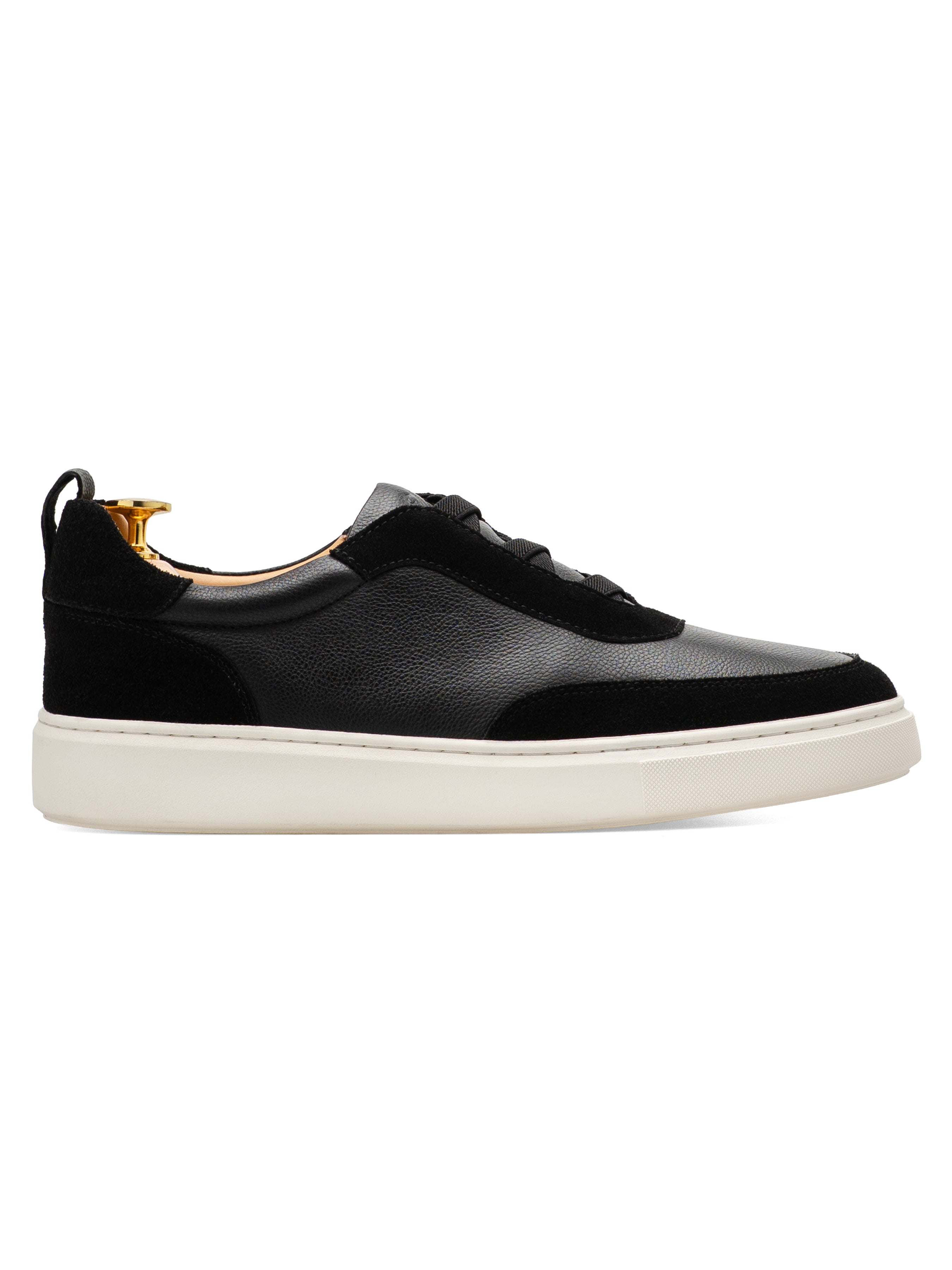 Leon Slip Sneakers  - Black Suede Leather