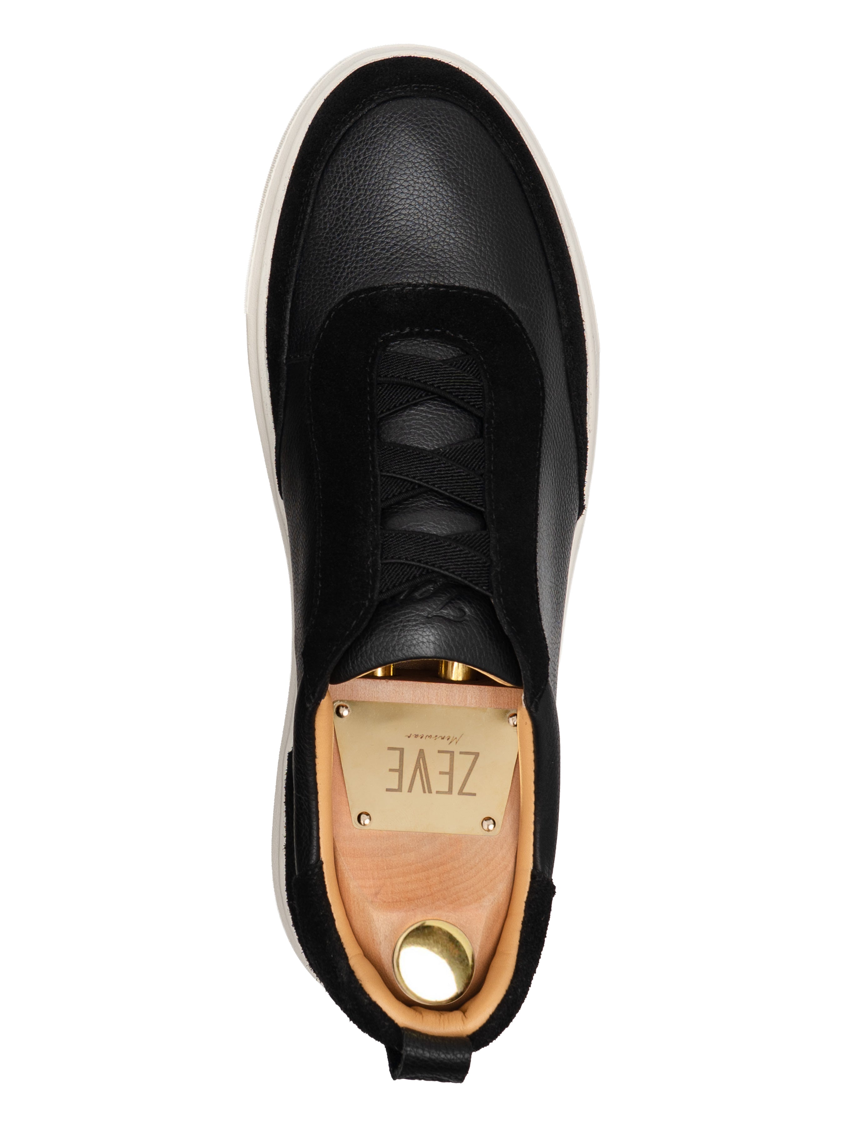 Leon Slip Sneakers  - Black Suede Leather
