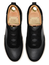 Leon Slip Sneakers  - Black Suede Leather
