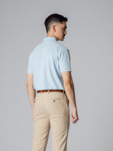 Light-Blue-Polo-Button-Down-Short-2 - Zeve