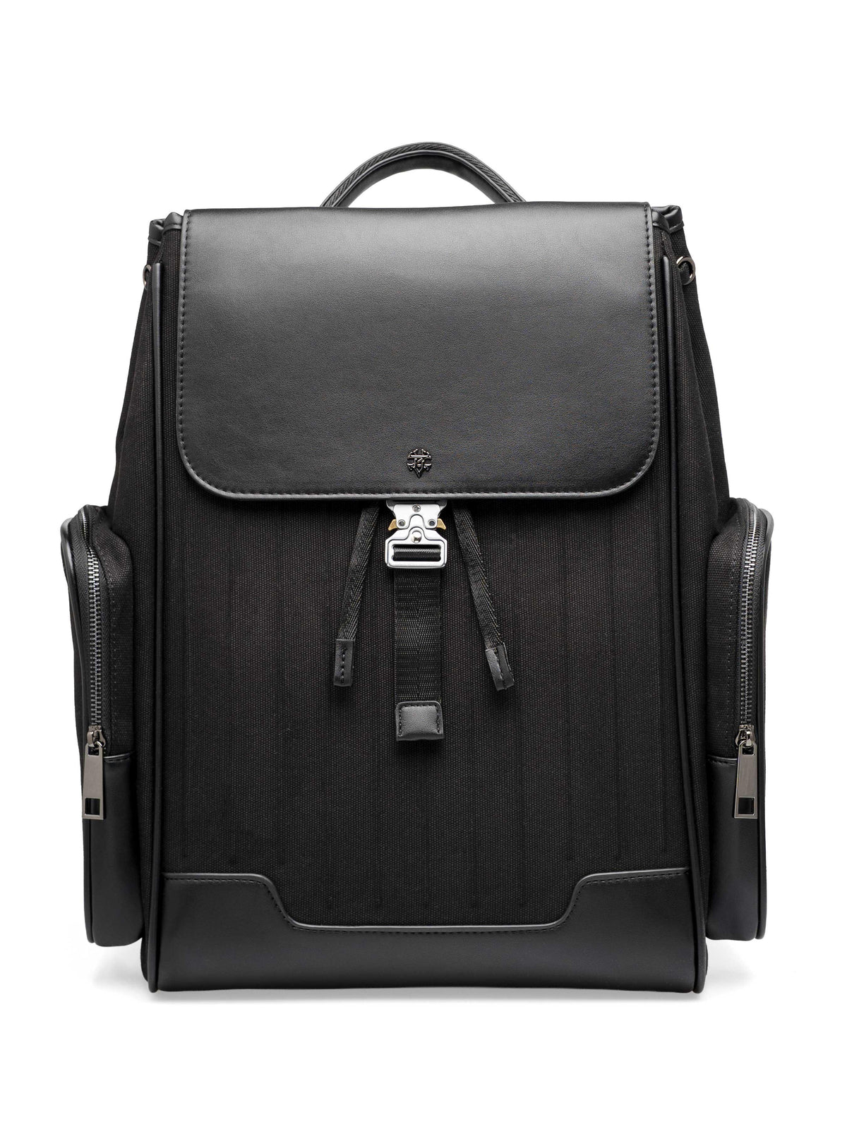LussoBackpackBlackLeather1 - Zeve