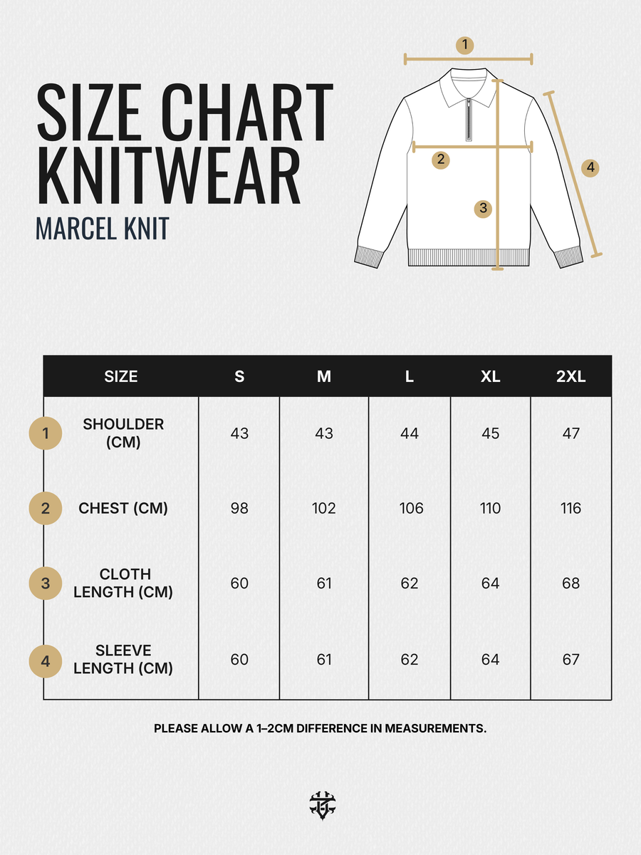 Marcel Knit - Mocha Quater-Zip
