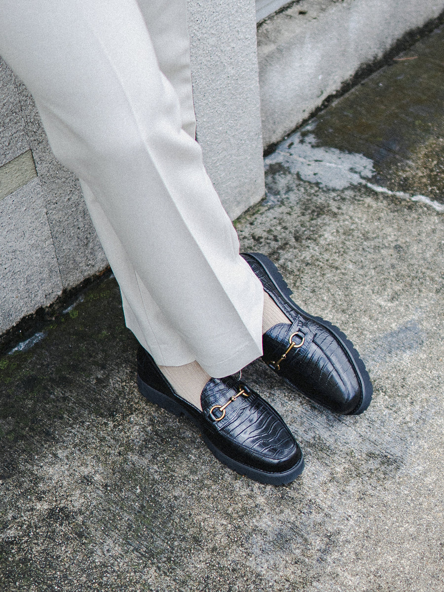 MaisonHorsebitLoaferBlackCrocoLeather_EvaCombat_2 - Zeve