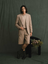 Marcel Knit - Beige Quater-Zip