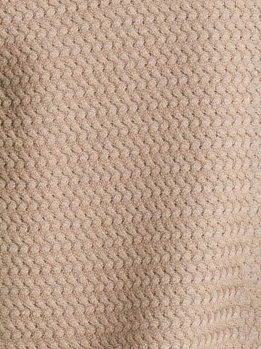 Marcel Knit - Beige Quater-Zip