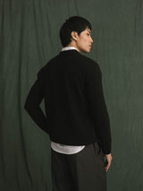 Marcel Knit - Black Quater-Zip