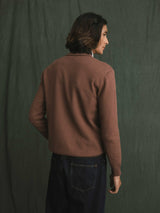Marcel Knit - Mocha Quater-Zip