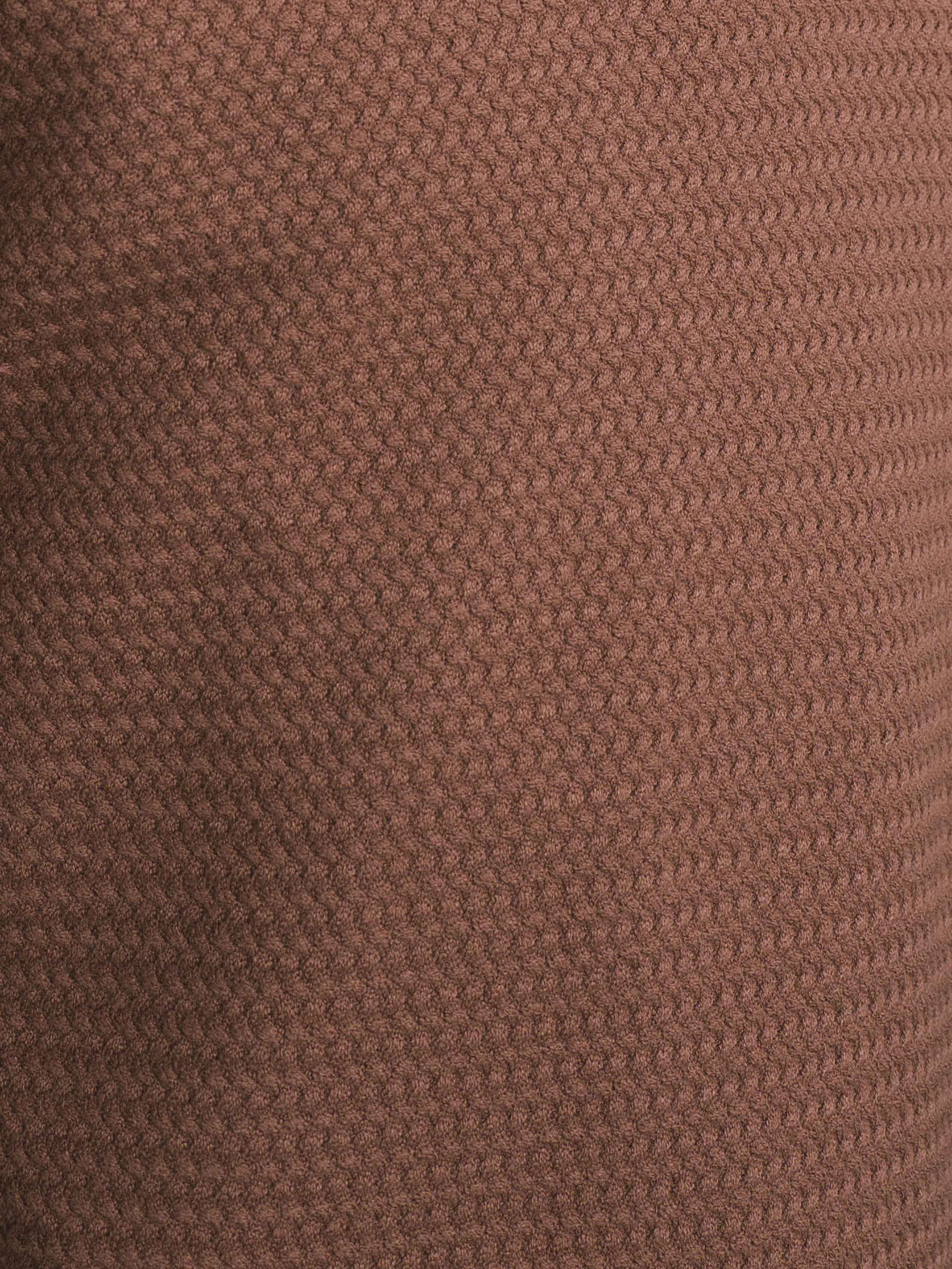 Marcel Knit - Mocha Quater-Zip
