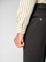 Marcello-Stripe-Shirt-Cream-Brown-Stripe-_Button-Down-Collar_-12 - Zeve