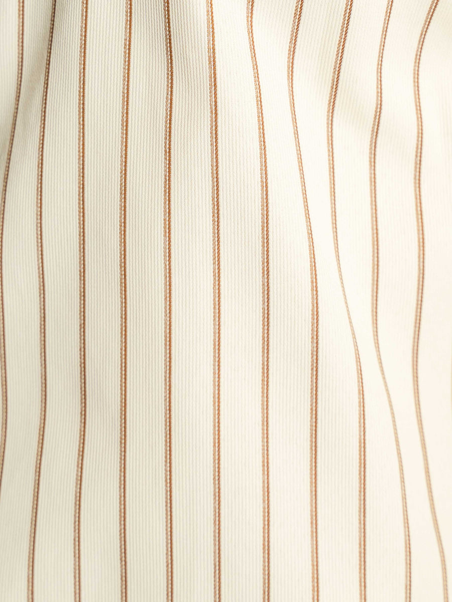 Marcello-Stripe-Shirt-Cream-Brown-Stripe-_Button-Down-Collar_-13 - Zeve