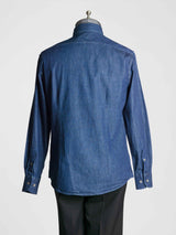 Mateo-Denim-Shirt-Dark-Blue-Windsor-Collar-Back_8915f03d-e620-4d69-ac7e-0088cd71cede - Zeve