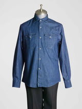 Mateo-Denim-Shirt-Dark-Blue-Windsor-Collar-Front_136bb9b9-5b0c-415d-b22c-8a417dd7b2ab - Zeve