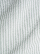Material-Seersucker-Striped-Shirt-SageGreen - Zeve