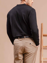 MilanoKnitBlackQuarter-Zip6 - Zeve