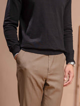 MilanoKnitBlackQuarter-Zip7 - Zeve