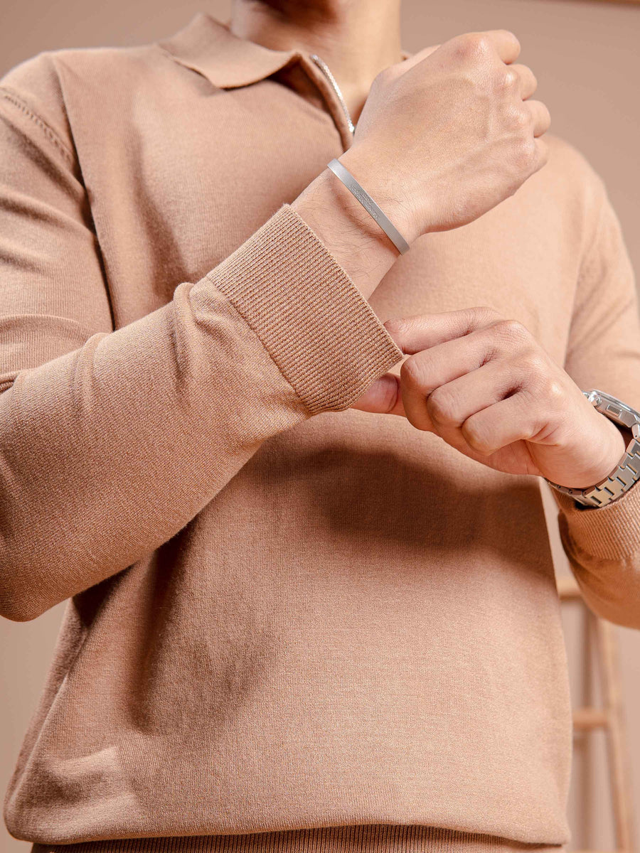 MilanoKnitKhakisQuarter-Zip9 - Zeve