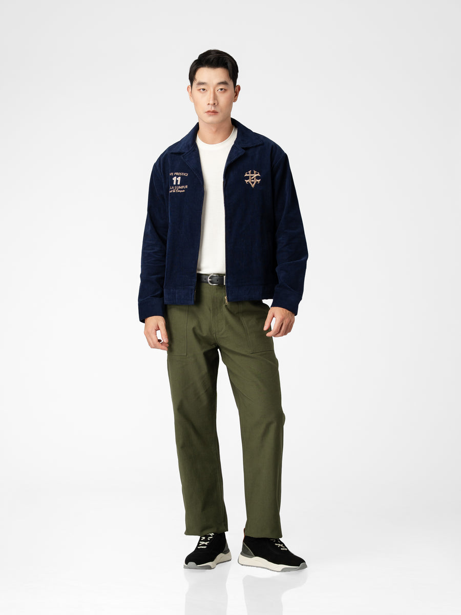 Miller Corduroy Jacket - Navy Blue