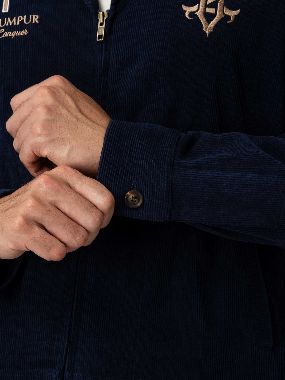Miller Corduroy Jacket - Navy Blue