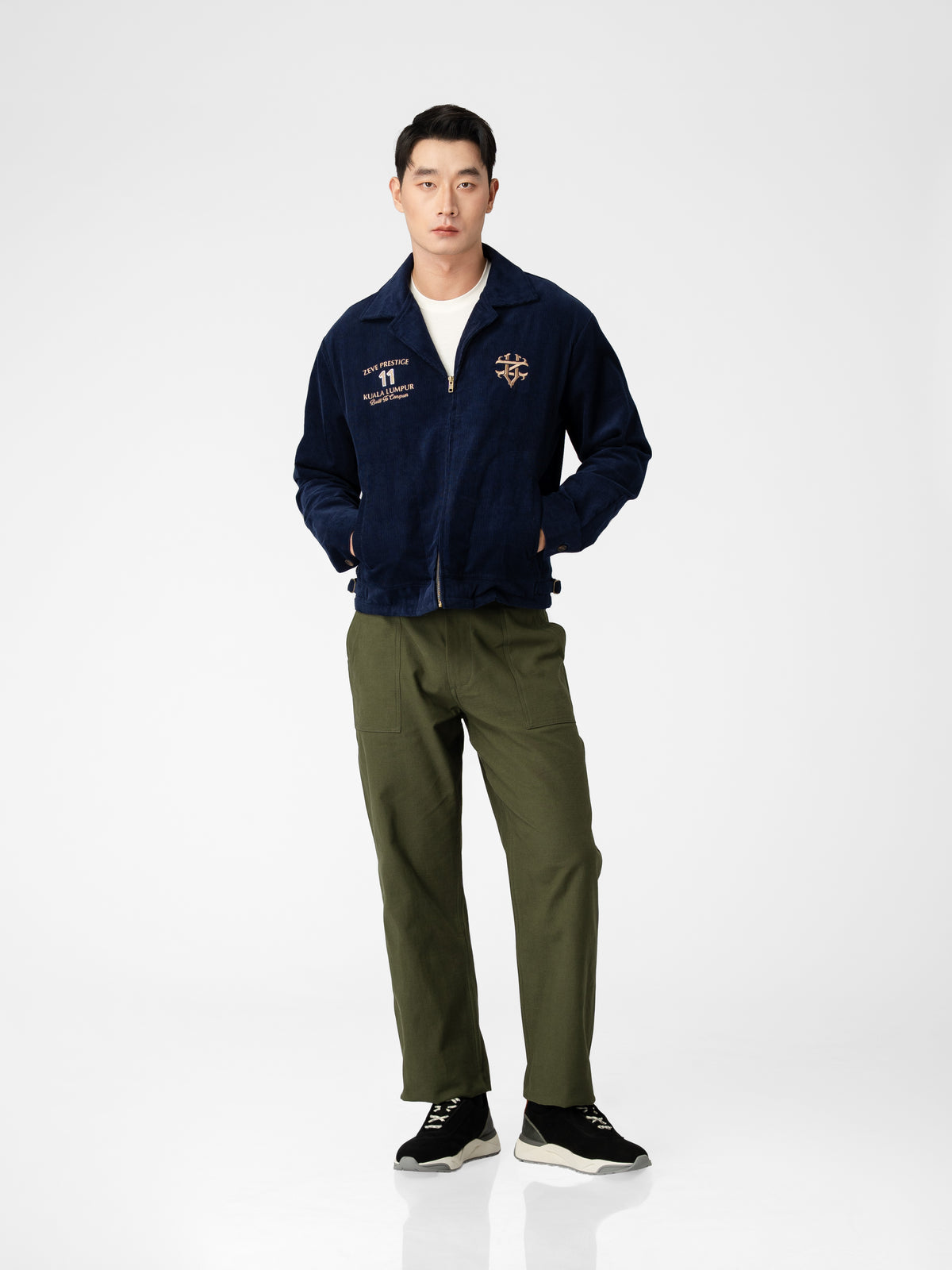 Miller Corduroy Jacket - Navy Blue