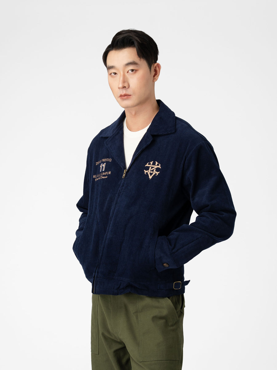Miller Corduroy Jacket - Navy Blue