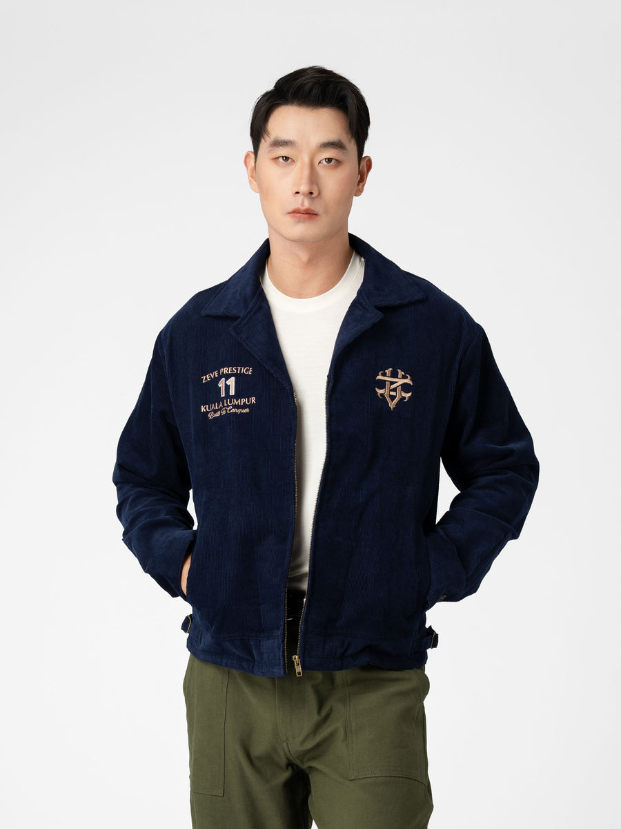 Miller Corduroy Jacket - Navy Blue
