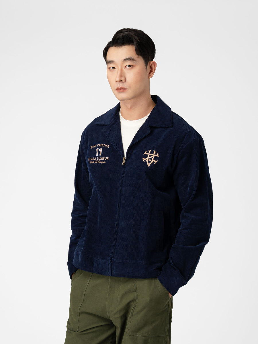 Miller Corduroy Jacket - Navy Blue