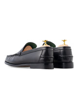 MocNeroLoaferSolidBlackLeatherBack - Zeve