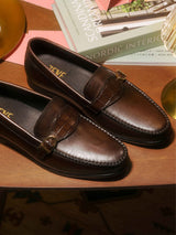 Moccasin-Loafer-Single-Croco-Strap-Brown_02 - Zeve