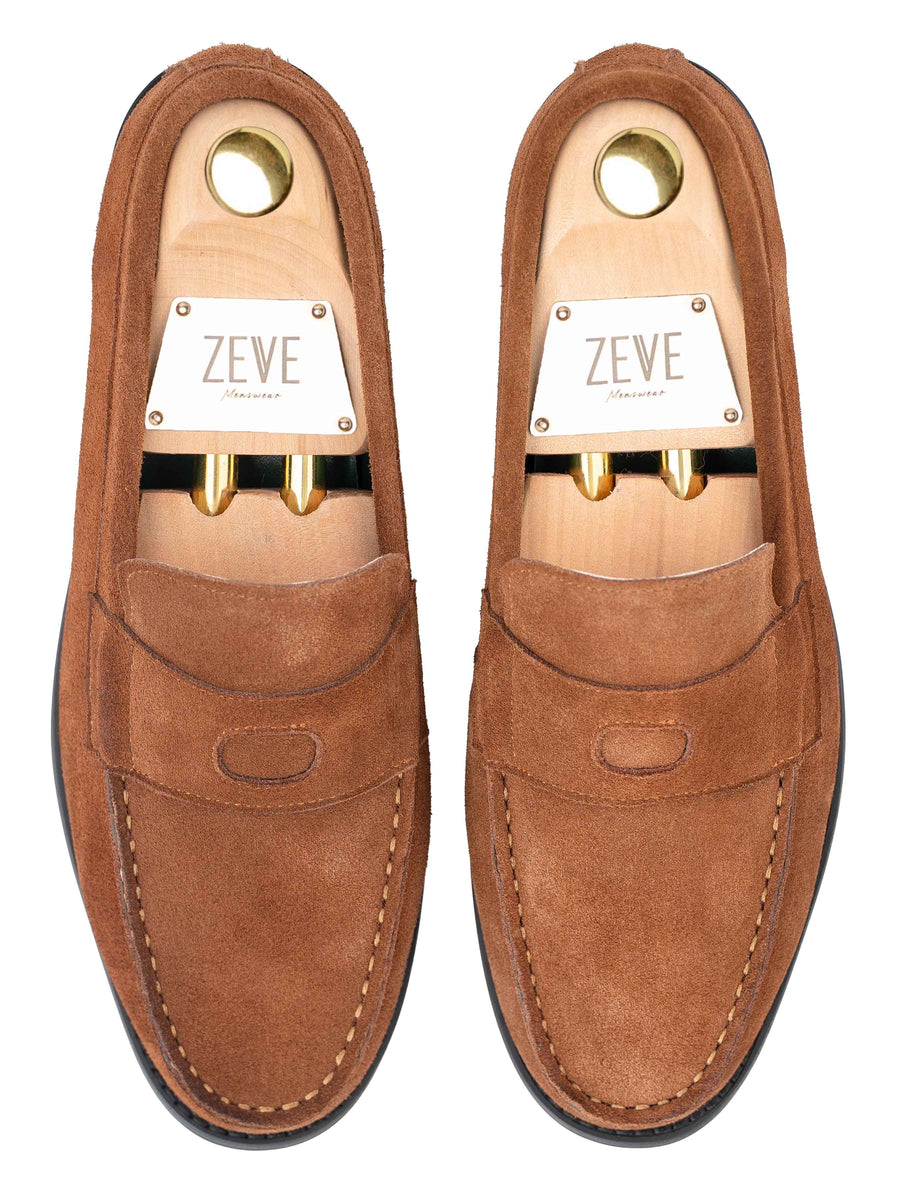 MonarchLoaferHavanaSuedeLeatherTop - Zeve