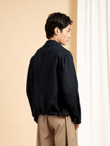 Nile Linen Overshirt - Blue
