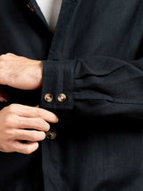 Nile Linen Overshirt - Blue