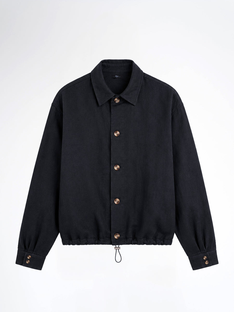 Nile Linen Overshirt - Blue