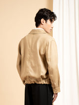 Nile Linen Overshirt - Khaki