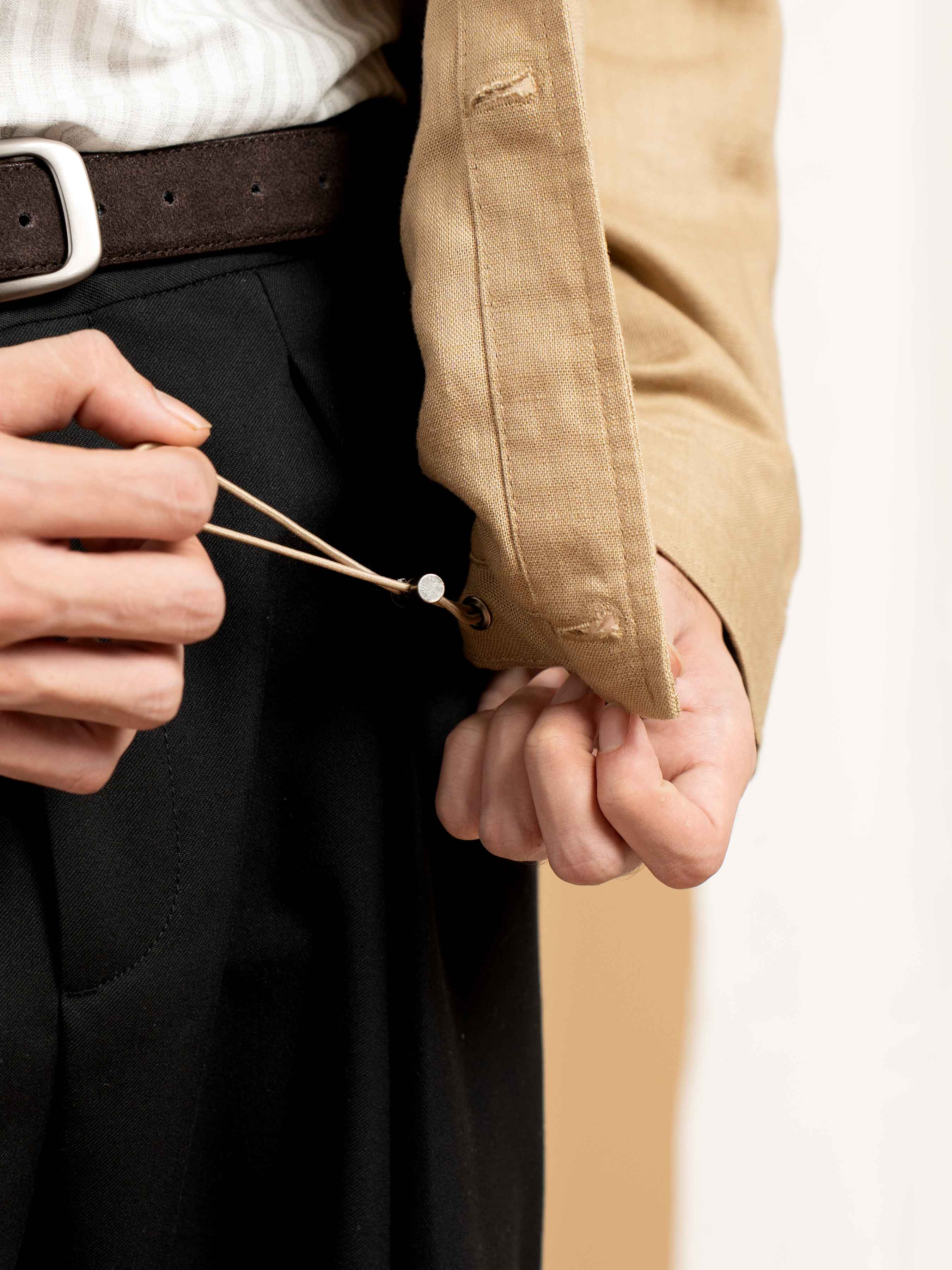 Nile Linen Overshirt - Khaki