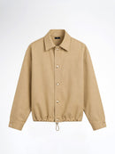 Nile Linen Overshirt - Khaki