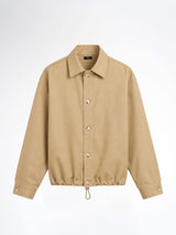 Nile Linen Overshirt - Khaki