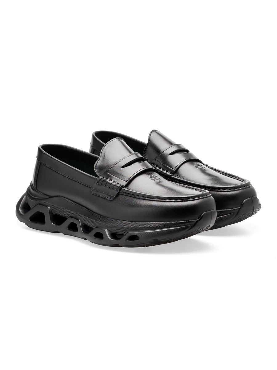 Noren Hybrid Loafer - Black Leather