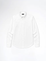 Oxford Shirt - White (Button Down Collar)