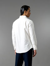 Oxford Shirt - White (Button Down Collar)